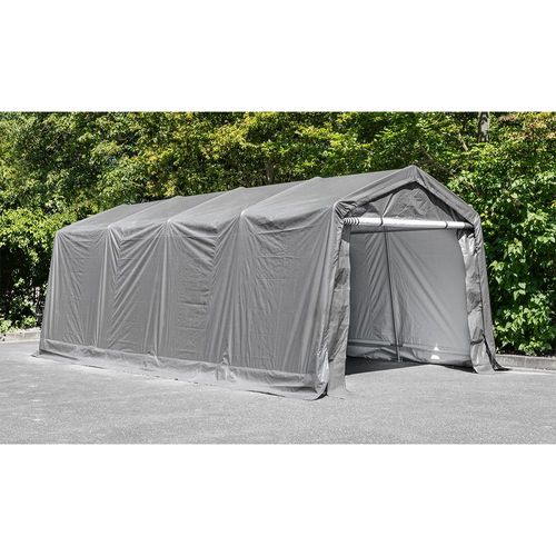 Folien Autogarage, ca. 305 x 610 x 240 cm - Grau