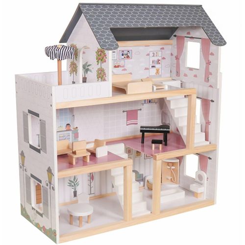 Puppenhaus Lara Villa möbliert 3 Etagen