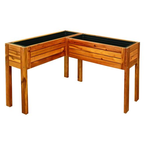 Tara Pflanzkasten, Pflanztopf, Blumentopf,Blumenkasten, Blumenkübel 88 x 64 x 60cm FSC braun