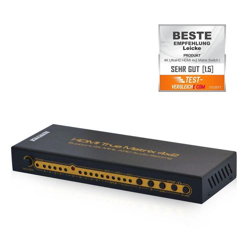 KanaaN UHD-Matrix HDMI 4x2 Switch