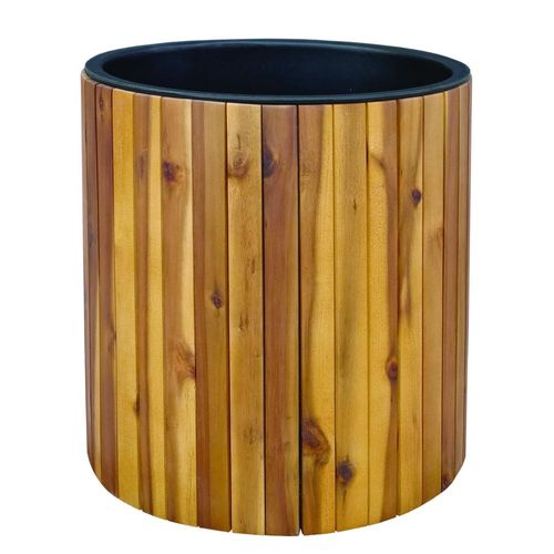 Pflanzkasten,Pflanztopf, Blumentopf,Blumenkasten, Blumenkübel 34 x 37,5cm FSC braun