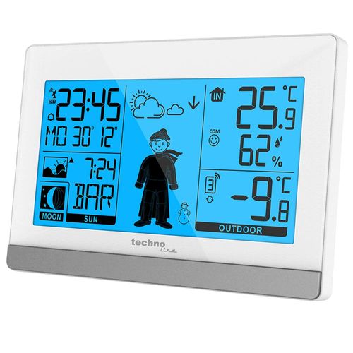 WS9612 moderne Wetterstation, weiß