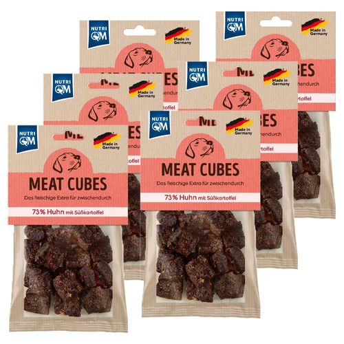 NutriQM Meat Cubes mit Huhn & Süßkartoffel, 100 gr. - 6er Set