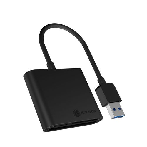 IB-CR301-U3, 3-fach Kartenleser mit USB 3.0 Type-A Anschluss