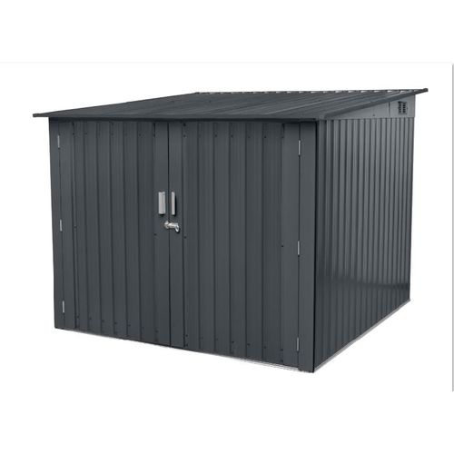 Fahrradgarage-/Fahrradhaus-/Fahrradbox Metall - ca. 204 x 206 x 163 cm