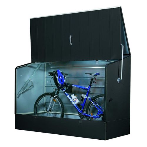 Fahrradbox anthrazit