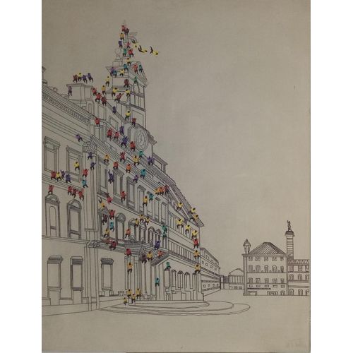 Öl-Wandbild Flash Mob I 100x75 PAB140