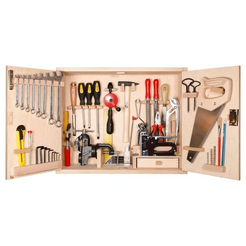 Großer Profi-Werkzeugschrank, 43-teilig