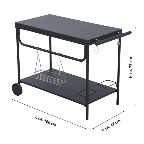 Grill-Serviertisch 100x47x73 cm
