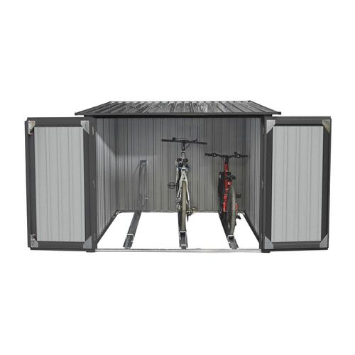 Fahrradgarage-/Fahrradhaus-/Fahrradbox, ca. 204 x 163 x 163 cm