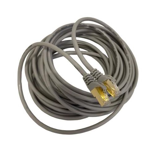 CAT7 Patchkabel Netzwerkkabel grau 30m rund