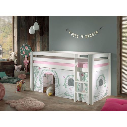 Spielbett Pino mit Textilset Vorhang 