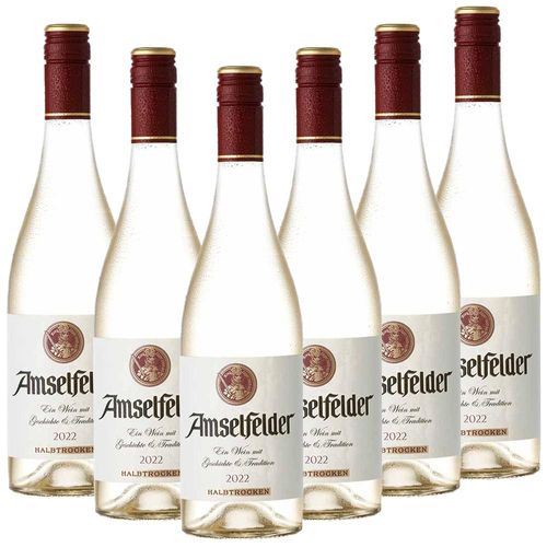 Amselfelder Weißwein halbtrocken 0,75l