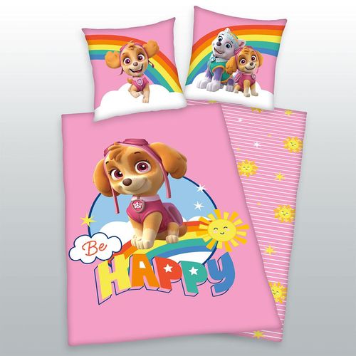 Paw Patrol Bettwäsche Größe 80x80 + 135x200 cm