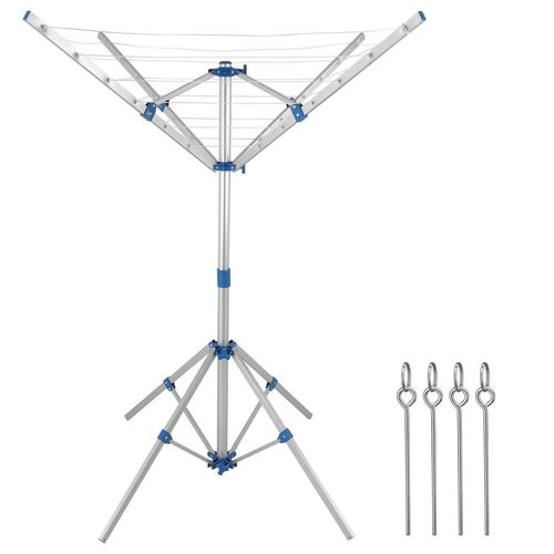 Wäschespinne Camping 240 x 186cm silber / blau