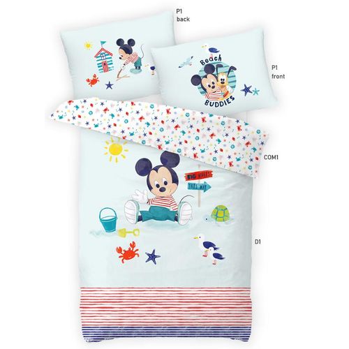 Disney Mickey Mouse Flanell Bettwäsche 