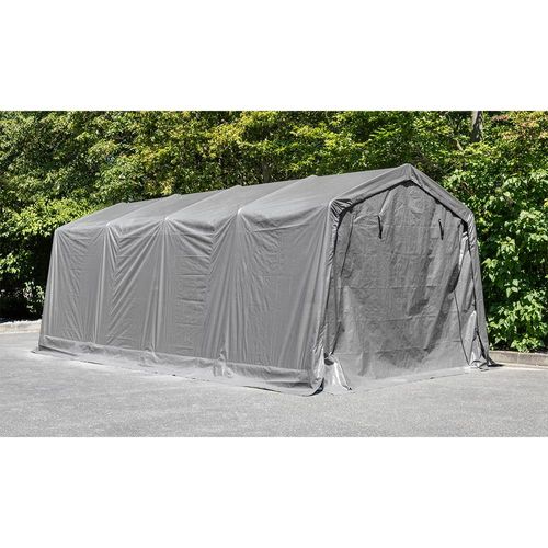 Folien Autogarage, ca. 365 x 487 x 250 cm - Grau