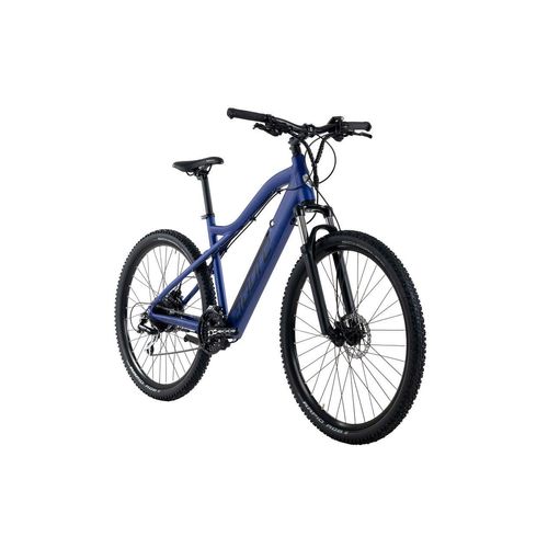 Alu MTB Pedelec 29'' Enforce E-Bike Blau 250 Watt Li-Ion 36V/14 Ah/504 Wh 24 Gänge