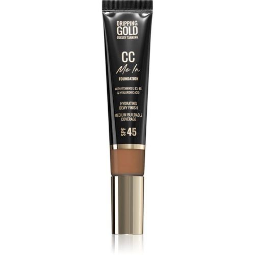 Dripping Gold CC Me In Lichte Foundation SPF 45 Tint Toasted 08 32 ml