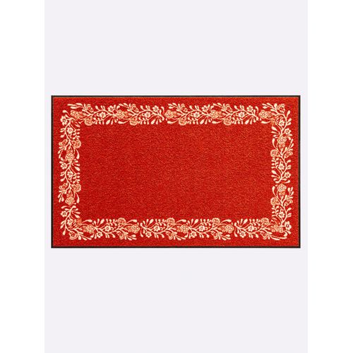 Fußmatte SALONLOEWE Gr. 2, braun (terra, ecru), B:50cm H:7mm L:75cm, Polyamid, Kunstfaser, Teppiche