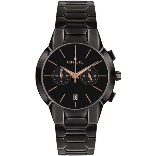 Chronograph Trendy Breil Schwarz Kollektion New One - mann