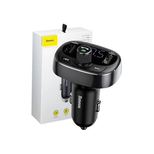 Baseus Transmitter FM T-typed S-09 Bluetooth (black)
