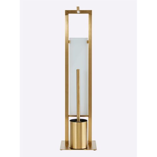 Badaccessoire-Set HEINE HOME, gold (goldfarben), Edelstahl, Glas, Badaccessoires-Sets