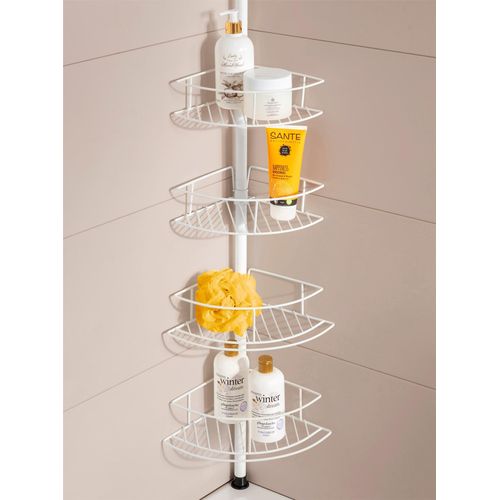 Badaccessoire-Set HEINE HOME, weiß, Edelstahl, Badaccessoires-Sets