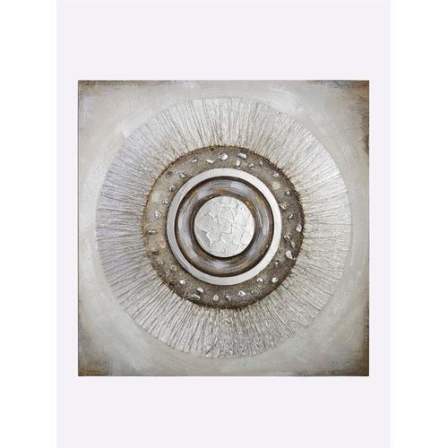 Bild HEINE HOME, silber (natur, silberfarben), B:100cm H:100cm T:3cm, Bilder