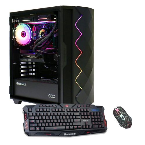 GAMEMAX Gaming-PC, schwarz (diamond bk), Microsoft Windows 11 Home (64 Bit), 16 GB RAM 1000 GB SSD, Computer, Windows 11