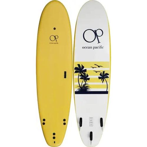 Ocean Pacific 7'0 Dual Stringer Soft Top Surfbrett (Gelb)