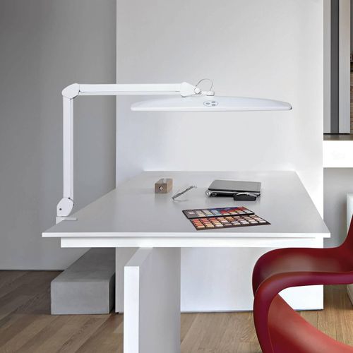 LED-Klemmleuchte MAULexplore, weiß, 50 cm, dimmbar