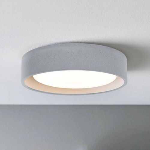 Beacon Deckenleuchte Uno, grau, Beton, Ø 27 cm, GX53