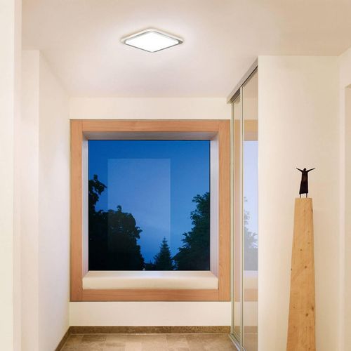 STEINEL RS D2 V3 LED-Deckenlampe stahl gebürstet