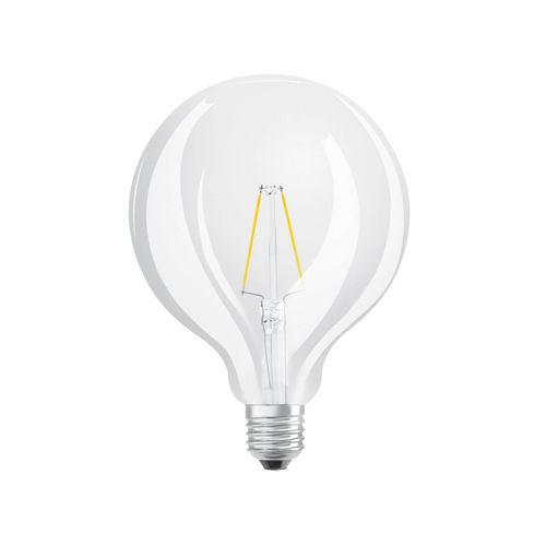 LED-Leuchtmittel Globe G125 E27, 2,5 W klar Filament 2.700 K