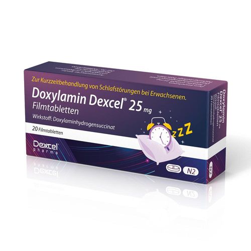 DOXYLAMIN Dexcel 25 mg Filmtabletten 20 St