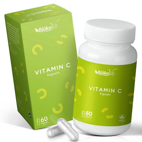 VITAMIN C GEPUFFERT 500 mg vegan Kapseln 60 St