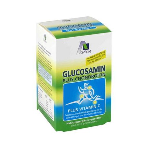 Glucosamin 500 mg + Chondroitin 400 mg pro Kapsel - Nur 1 x täglich 180 St