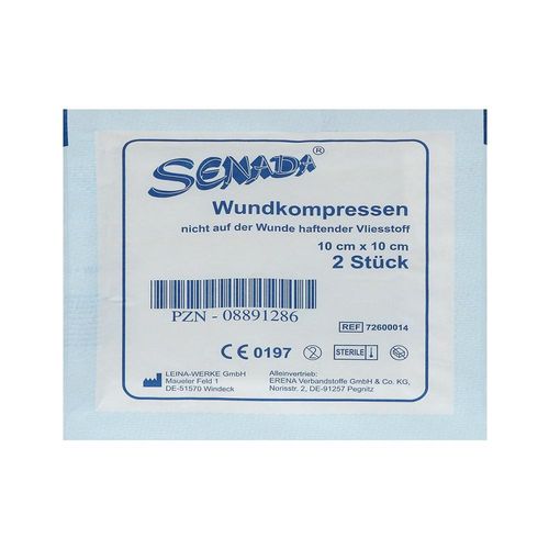 ERENA Vlies-Kompressen steril 10x10 cm 2 St