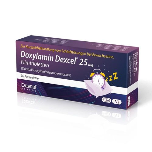 DOXYLAMIN Dexcel 25 mg Filmtabletten 10 St