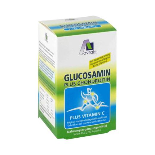 Glucosamin 500 mg + Chondroitin 400 mg pro Kapsel - Nur 1x täglich 90 St