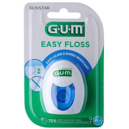 GUM EASY FLOSS Zahnseide gewach.30 m PTFE Zahnband 1 St