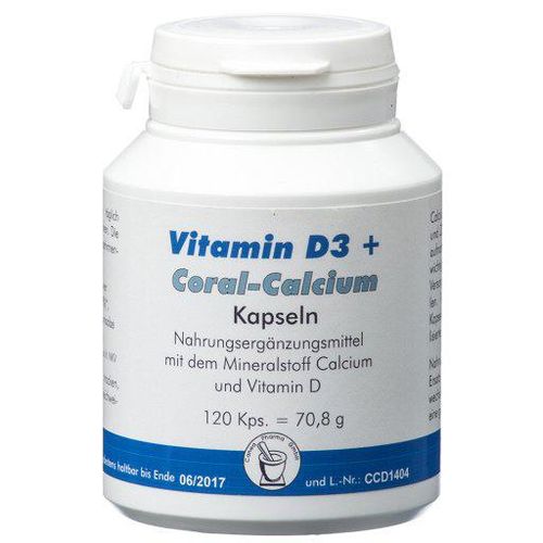 VITAMIN D3+CORAL Calcium Kapseln 120 St