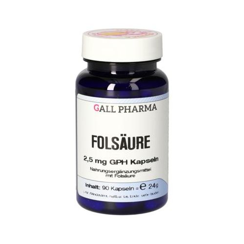 FOLSÄURE 2,5 mg GPH Kapseln 90 St