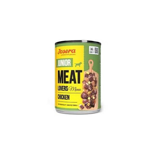 Josera Junior Meat Lovers Menü Huhn Nassfutter für Hunde 400g