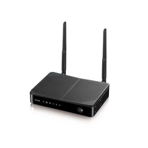ZyXEL LTE3301-PLUS - Wi-Fi 5 (802.11ac) - Dual-Band (2,4 GHz/5 GHz) - Eingebauter Ethernet-Anschluss - 3G - Schwarz - Tabletop-Router