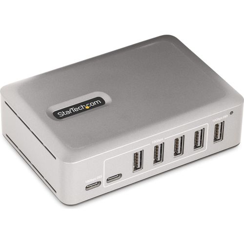 StarTech.com 10G5A2CS-USB-C-HUB Schnittstellen-Hub USB 3.2 Gen 2 (3.1 Gen 2) Type-C 10000 Mbit/s Silber (10G5A2CS-USB-C-HUB)