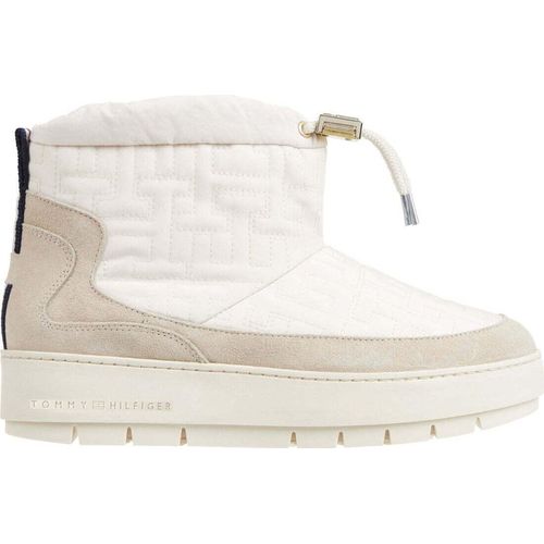 Tommy Hilfiger Damen Stiefeletten FW0FW07637 YBH Farbe: Weiß Größe: 41