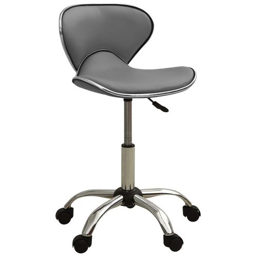 Bürostuhl Kunstleder | Farbe: Grau