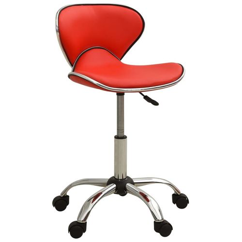 Bürostuhl Kunstleder | Farbe: Rot